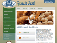 Tablet Screenshot of organicseedfinder.com